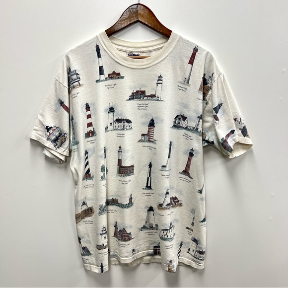 Vintage Lighthouse Graphic Tee - Picture 2 of 4